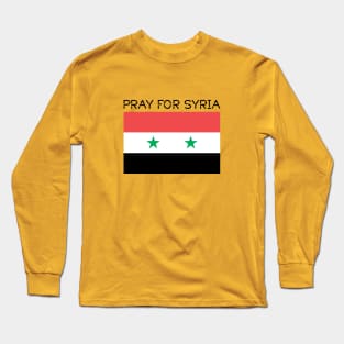 Pray for Syria Long Sleeve T-Shirt